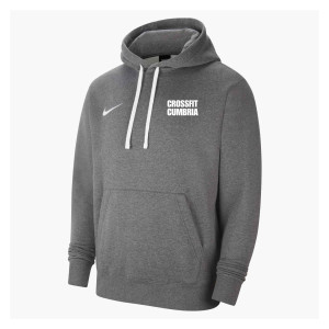 Nike Team Club 20 Fleece Hoodie (M) Charcoal Heather-White-White