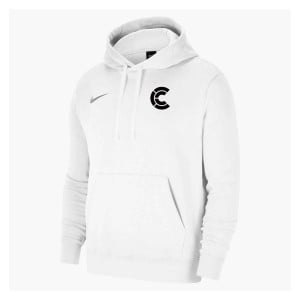 Nike Team Club 20 Fleece Hoodie (M) White-White-Wolf Grey