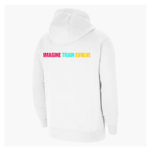 Nike Team Club 20 Fleece Hoodie (M) White-White-Wolf Grey