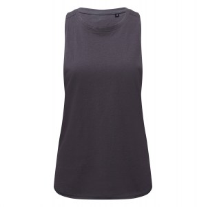 Womens Organic tank top Charcoal