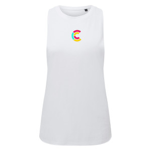 Womens Organic tank top White