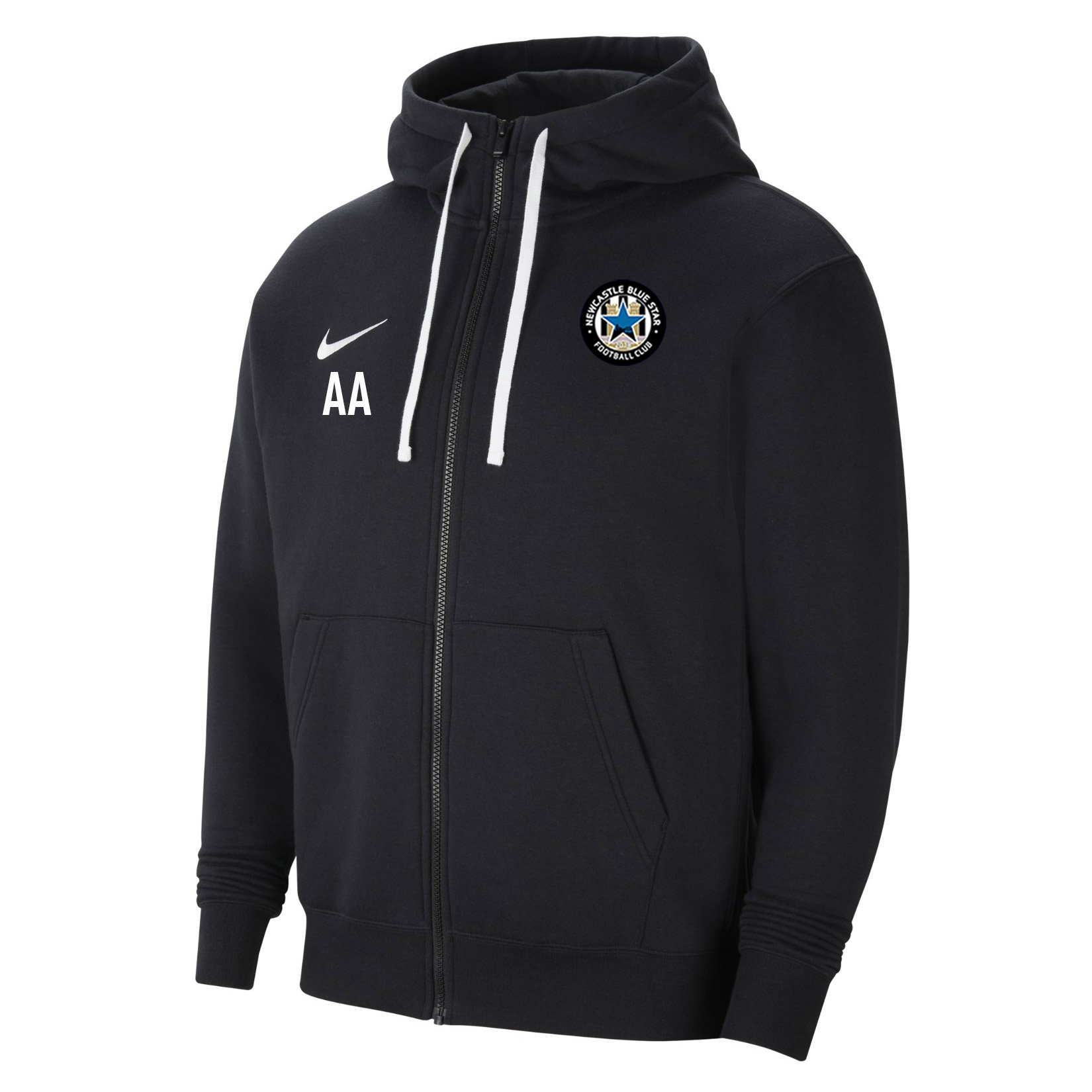 Nike Team Club 20 Fleece Full-Zip Hoodie (M)