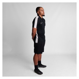 Nike Dri-Fit Academy 23 Polo Black-White-White