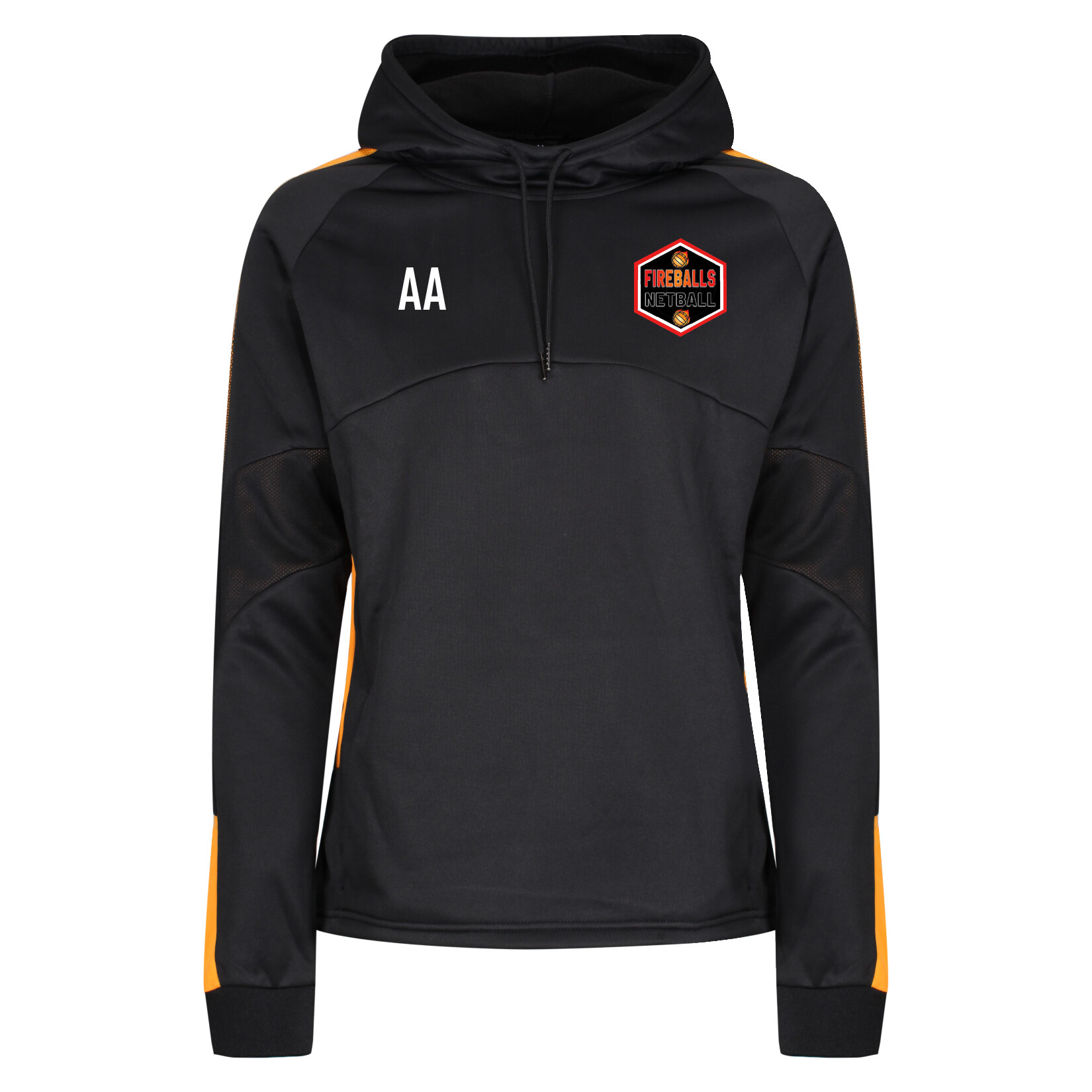Classic Pro Performance Hoodie - Black/Amber