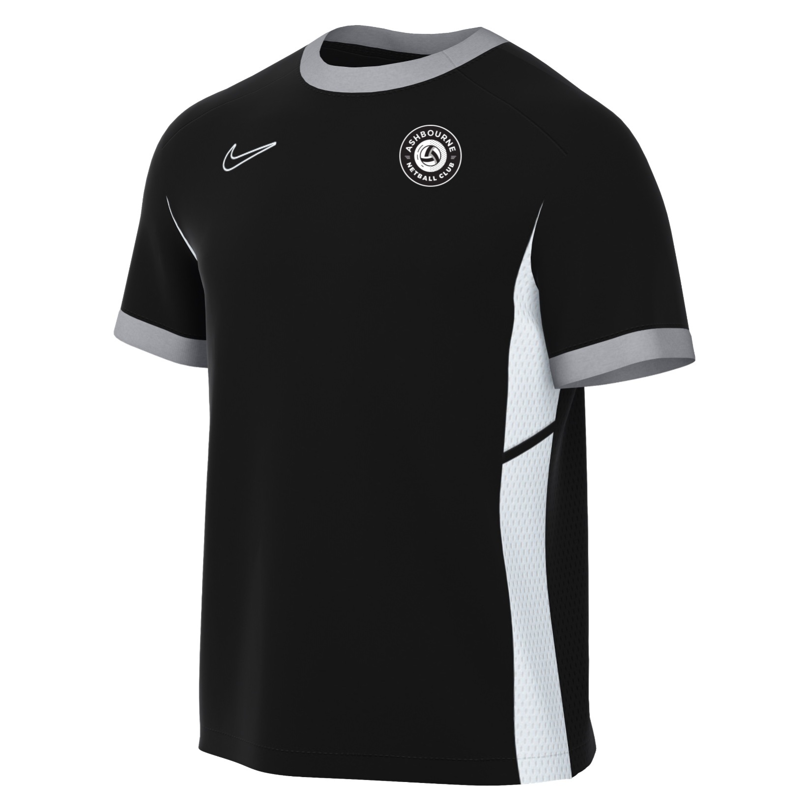 Nike Academy 25 Short-Sleeve Training Top - Black/White/White