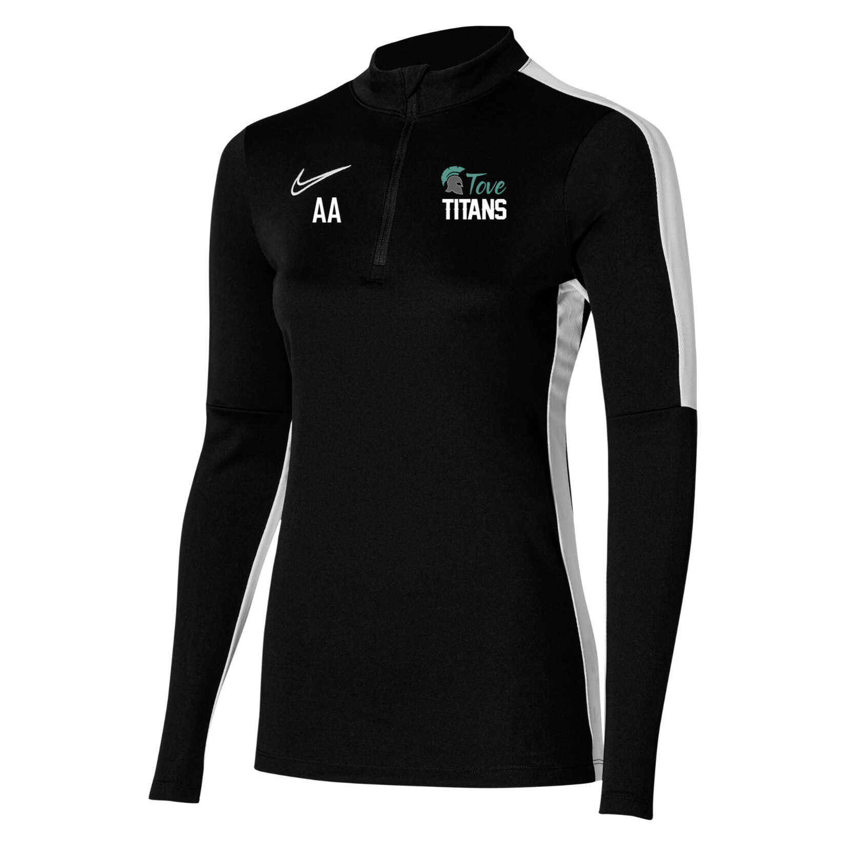 Nike Dri-Fit Academy 23 Drill Top (W) - Black/White/White
