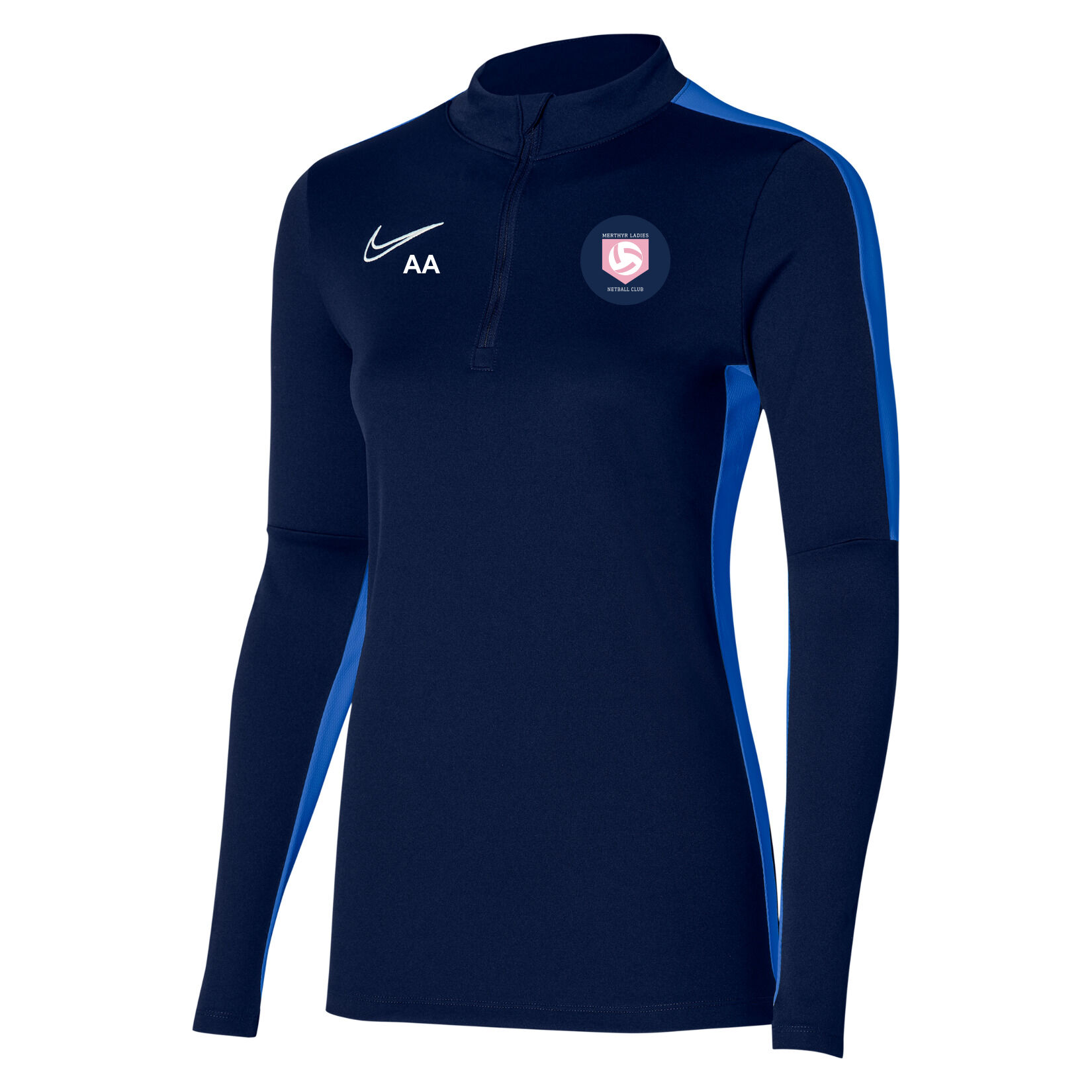 Nike Dri-Fit Academy 23 Drill Top (W) - Obsidian/Royal Blue/White