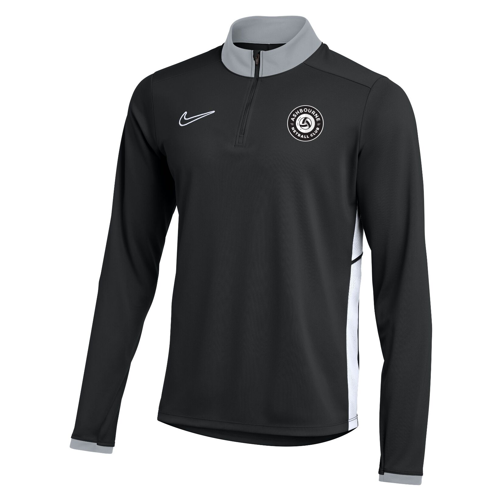 Nike Dri-FIT Academy 25 Drill Top - Black/White/White