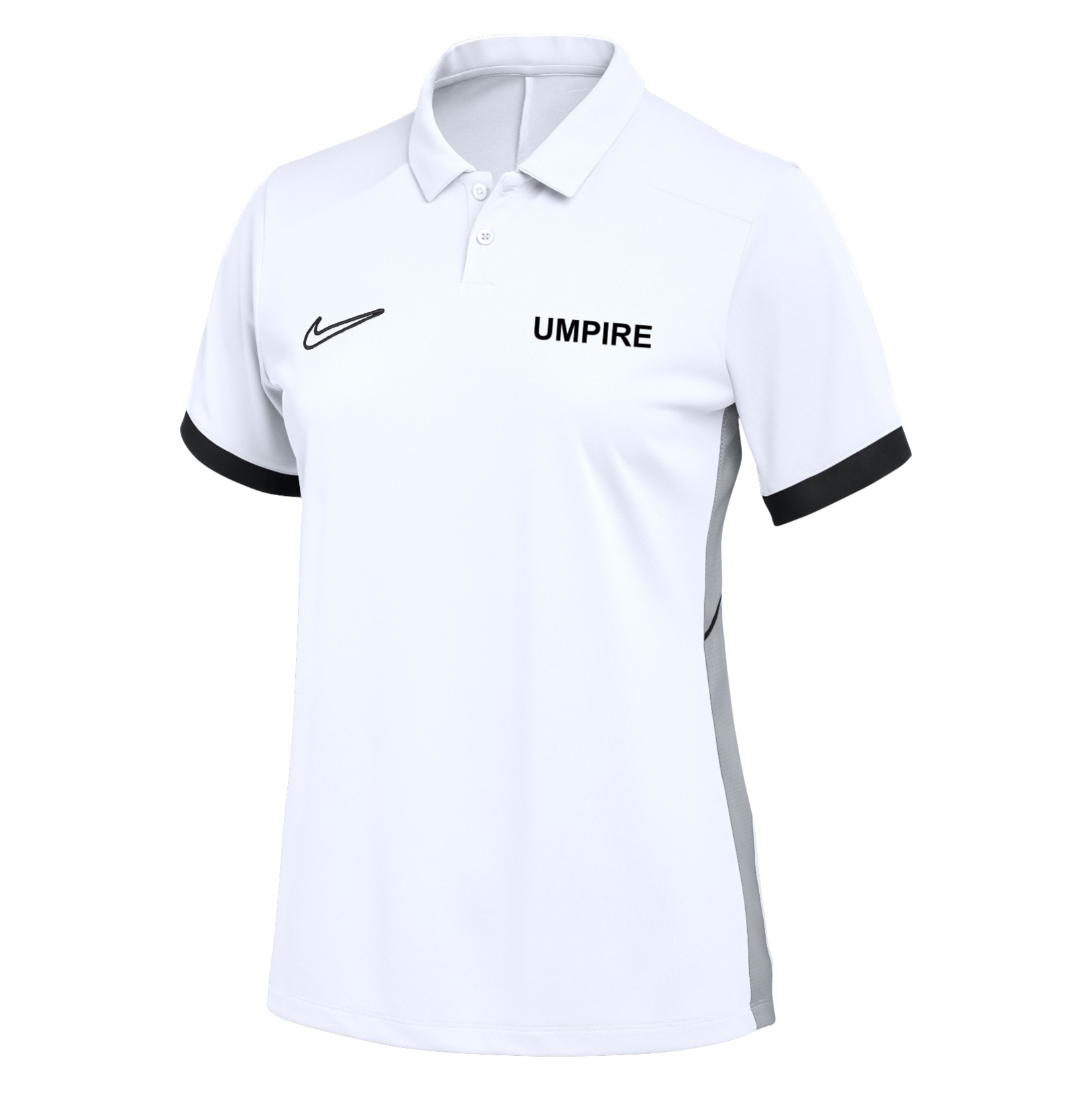 Nike Dri-FIT Academy 25 Polo (W) - White/Black/Black