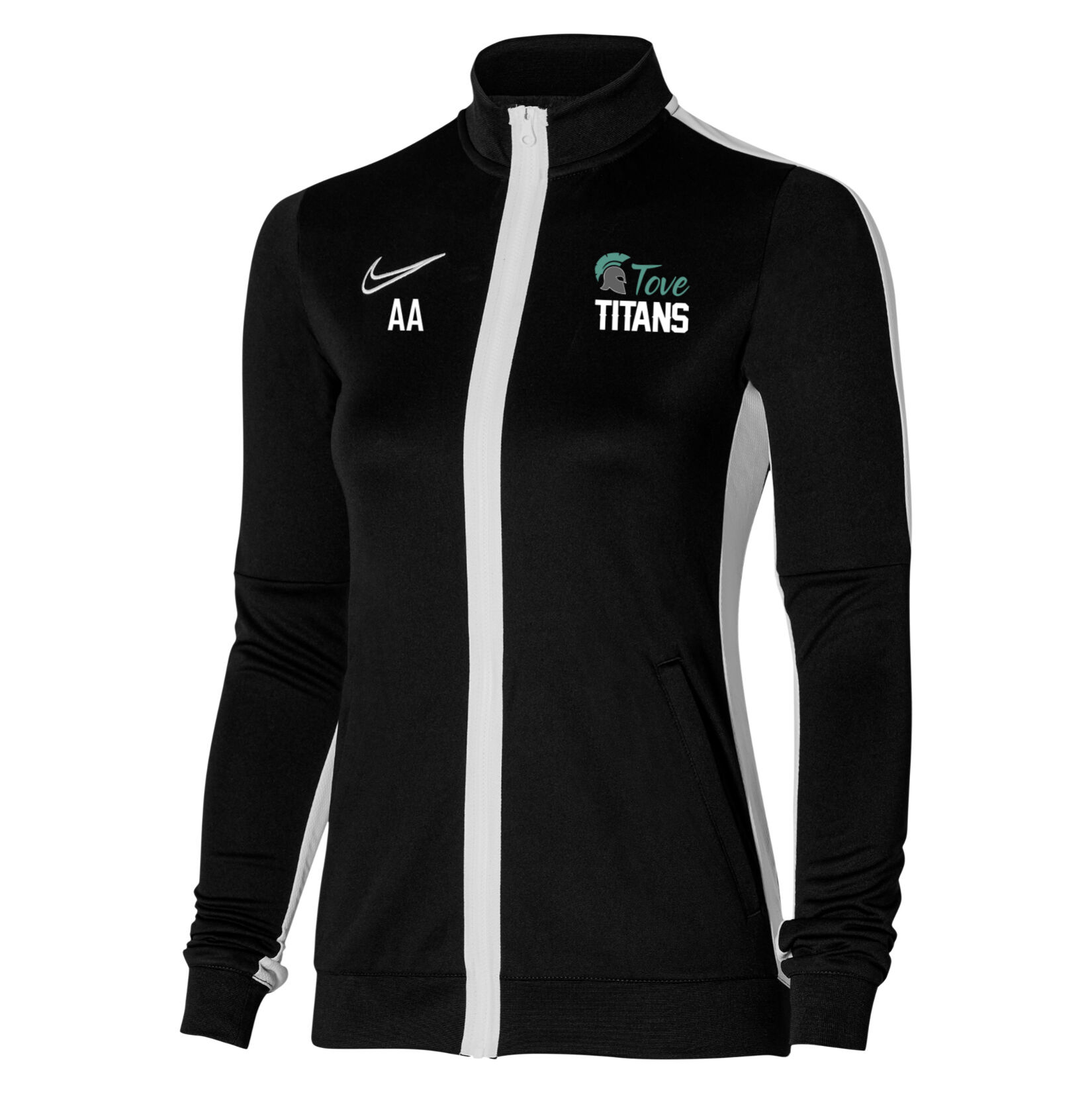 Nike Dri-Fit Academy 23 Knit Track Jacket (W) - Black/White/White