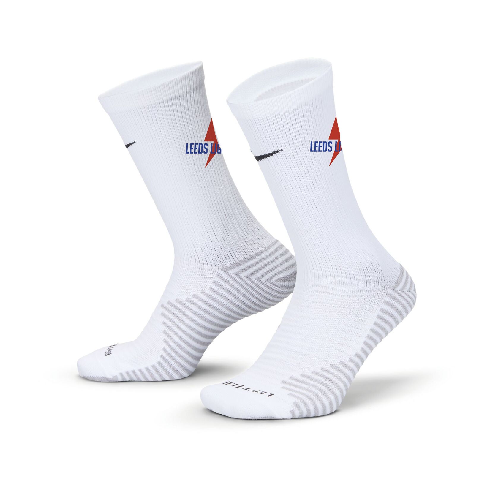 Nike Dri-FIT Strike Crew Socks - White/Black
