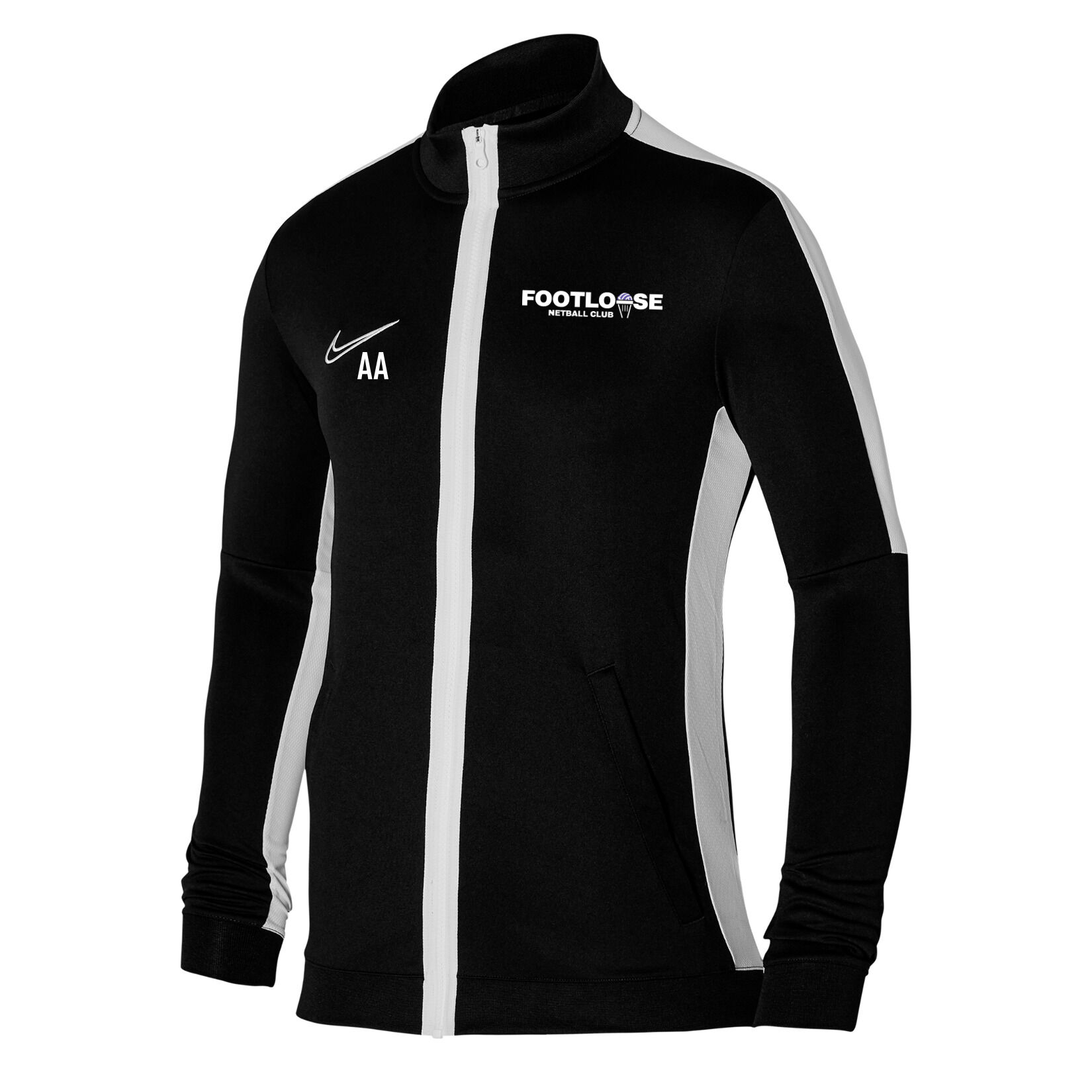 Nike Dri-Fit Academy 23 Knit Track Jacket - Black/White/White