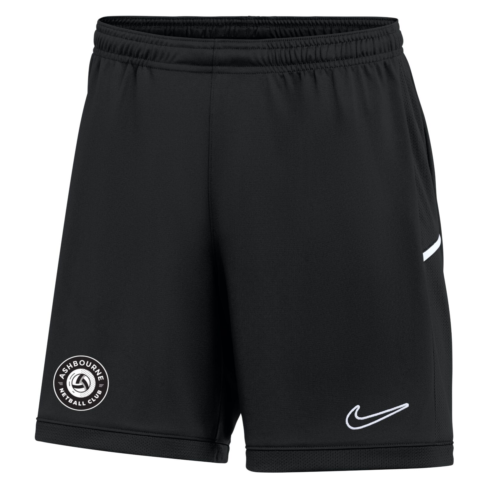 Nike Dri-FIT Academy 25 Shorts (W) - Black/Black/White