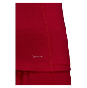 adidas Womens Team 19 Compression Tank Top Power Red-White