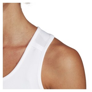 adidas Womens Team 19 Compression Tank Top White