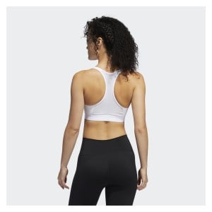 adidas Womens Don't Rest Alphaskin Bra - Medium Support White
