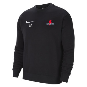 Nike Team Club 20 Fleece Crew Sweatshirt Black-White-White