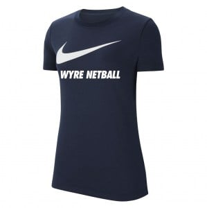 Nike Womens Team Club 20 Swoosh Tee (W)