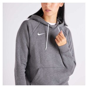 Nike Womens Team Club 20 Hoodie (W) Charcoal Heather-White-White