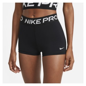 Nike Pro Womens 3 Inch Shorts Black-White