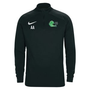 Zelus-Nike 1/4 Zip Midlayer - Black/White