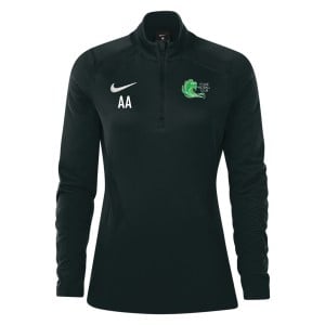 Zelus-Nike 1/4 Zip Midlayer (W) - Black/White