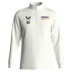 Castore Quarter Zip Midlayer - White