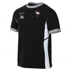 Nike Academy 25 Short-Sleeve Training Top - Black/White/White