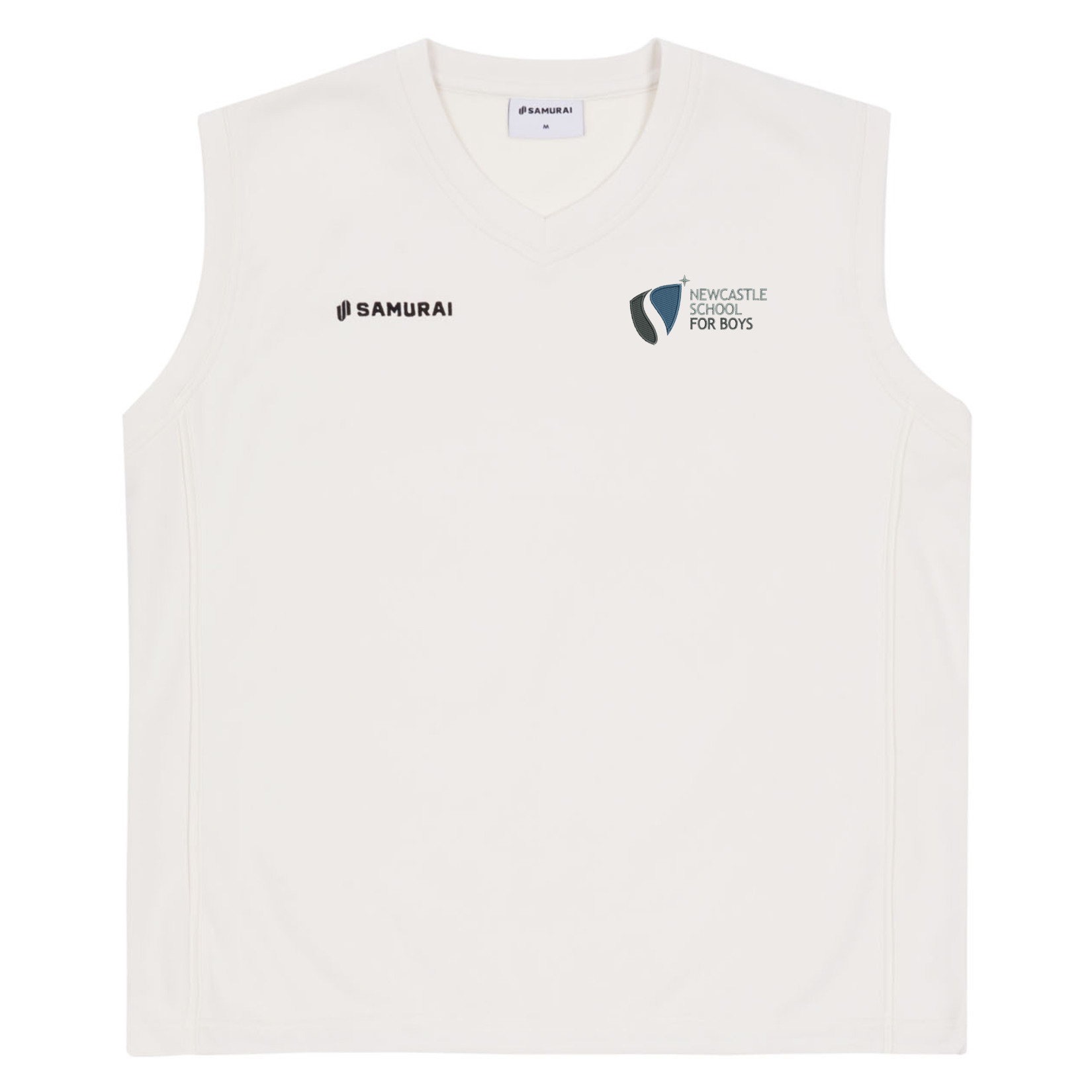 SAMURAI Cricket Sleeveless Sweater - Cream