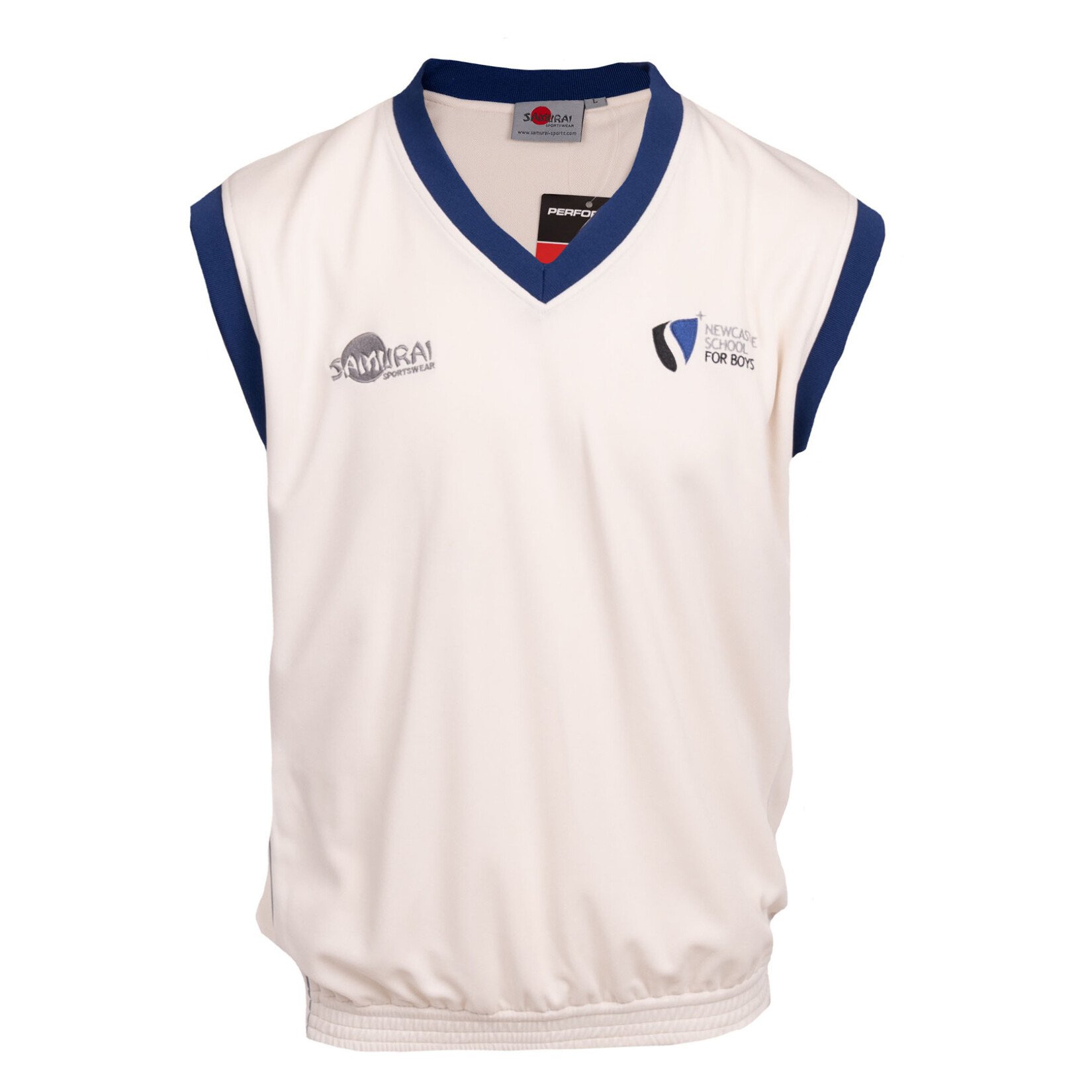 SAMURAI Bespoke Newcastle School For Boys - Cricket Sweater - Cream