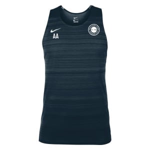 Nike Dry Miler Singlet (M) Obsidian-White