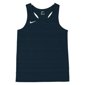 Nike Dry Miler Singlet (M) Obsidian-White