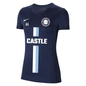 Nike Womens Park VII Dri-FIT Short Sleeve Shirt (W) Midnight Navy-White