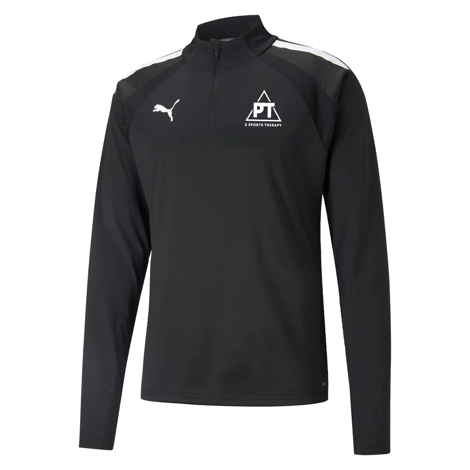 Puma teamLIGA Training 1/4 Zip Top - Black/Black