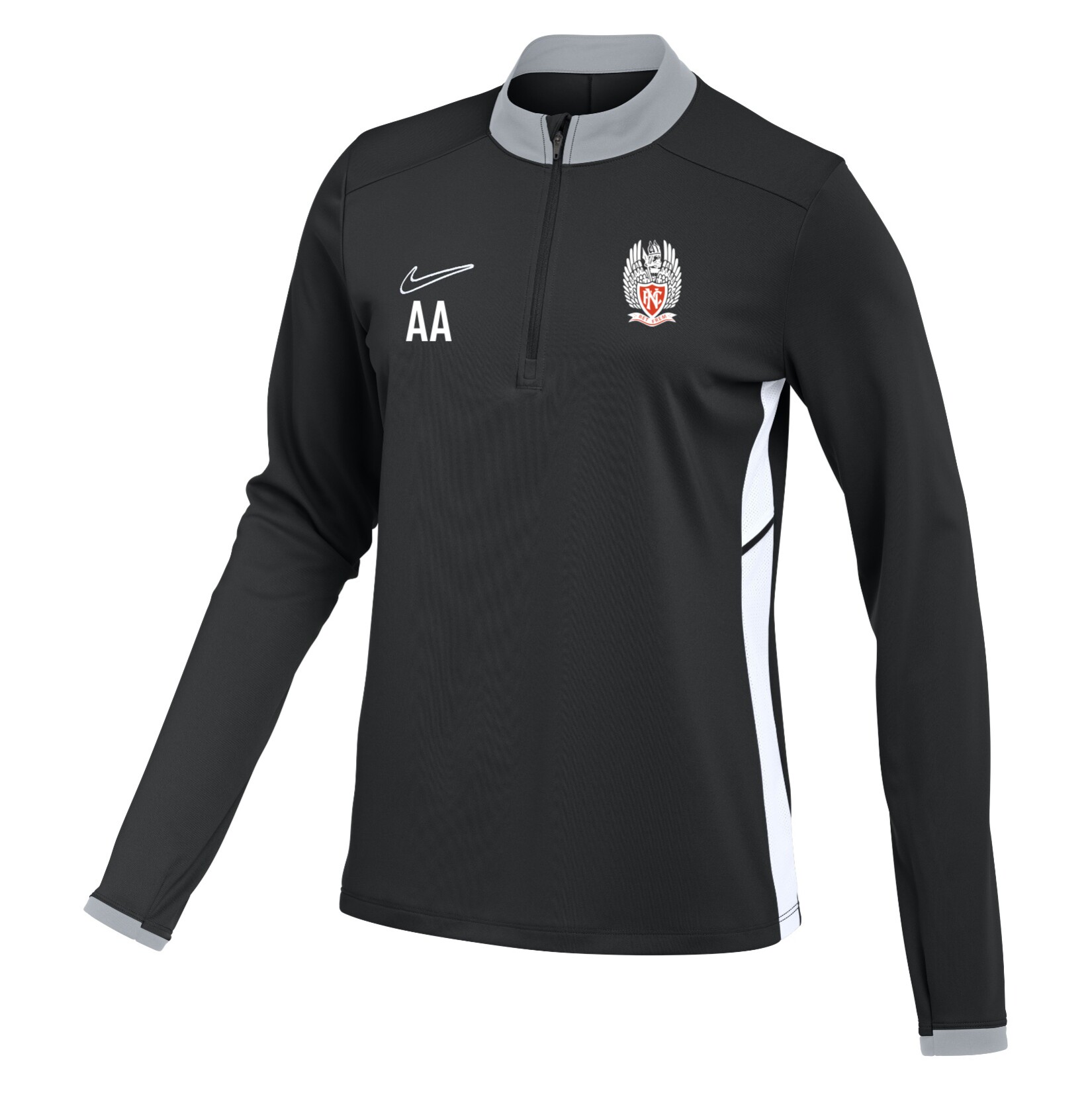 Nike Dri-FIT Academy 25 Drill Top (W) - Black/White/White