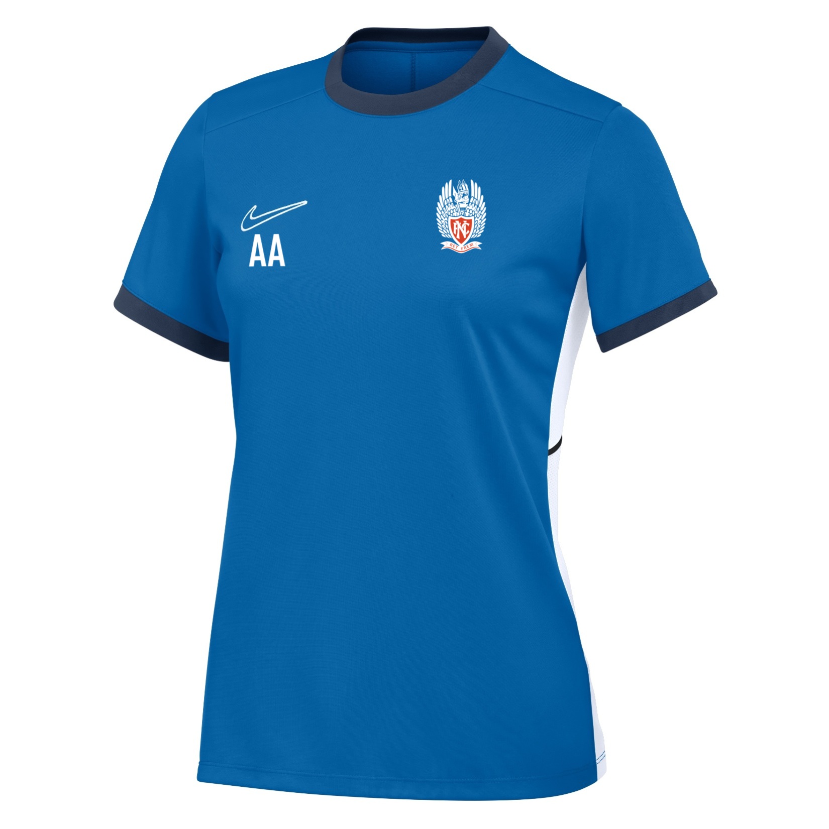 Nike Academy 25 Short-Sleeve Training Top (W) - Royal Blue/Obsidian/White