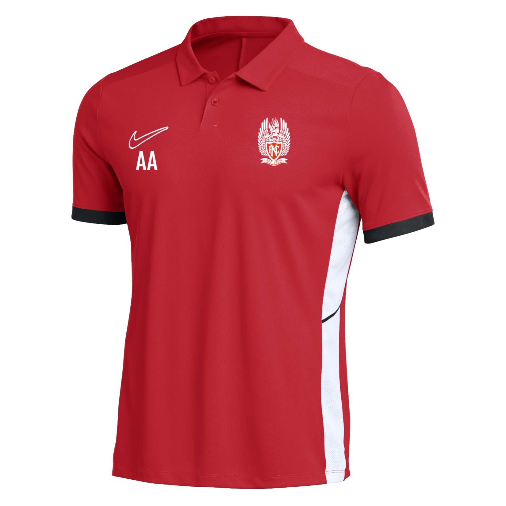 Nike Dri-FIT Academy 25 Polo - University Red/Gym Red/White