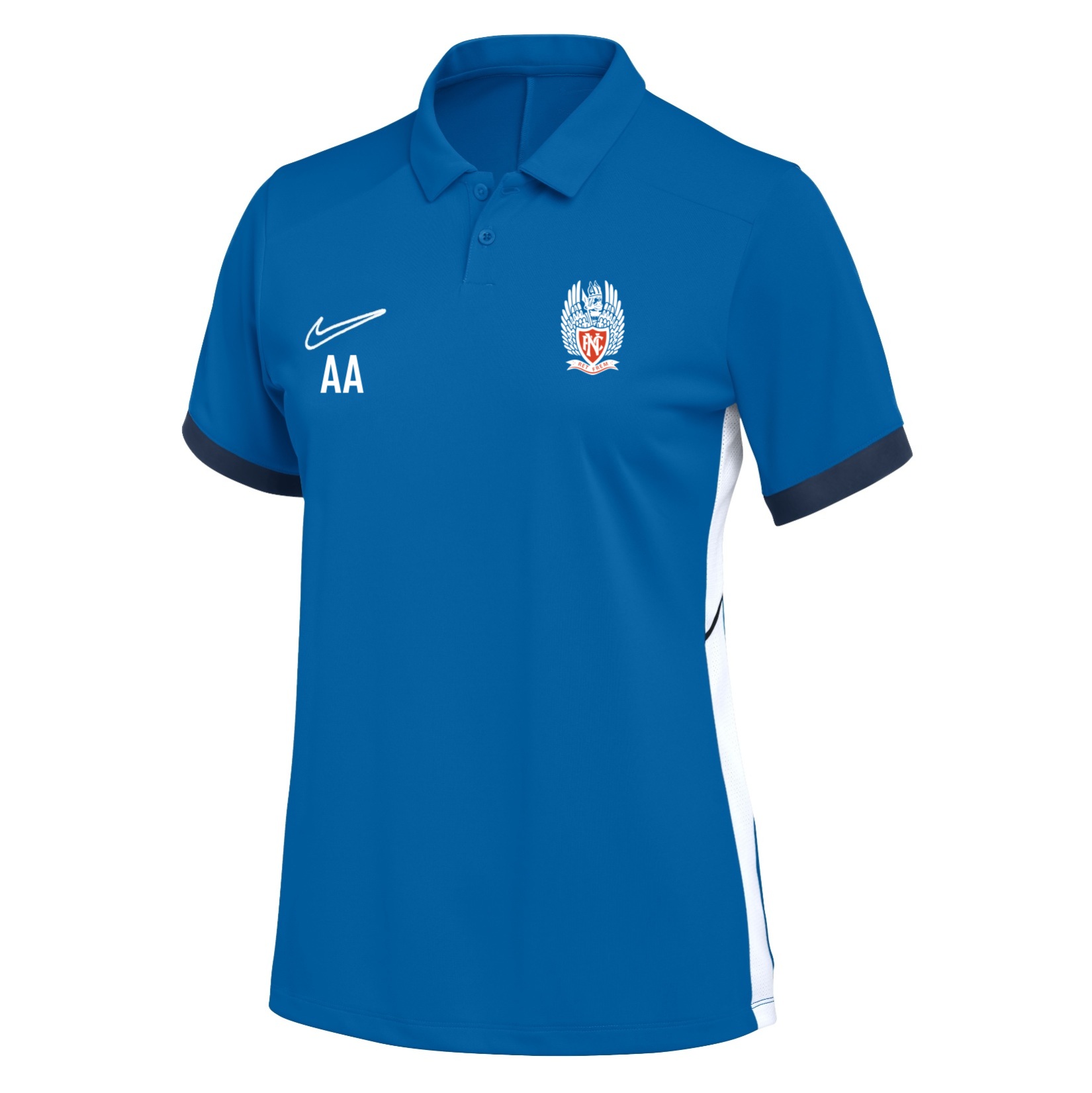 Nike Dri-FIT Academy 25 Polo (W) - Royal Blue/Obsidian/White