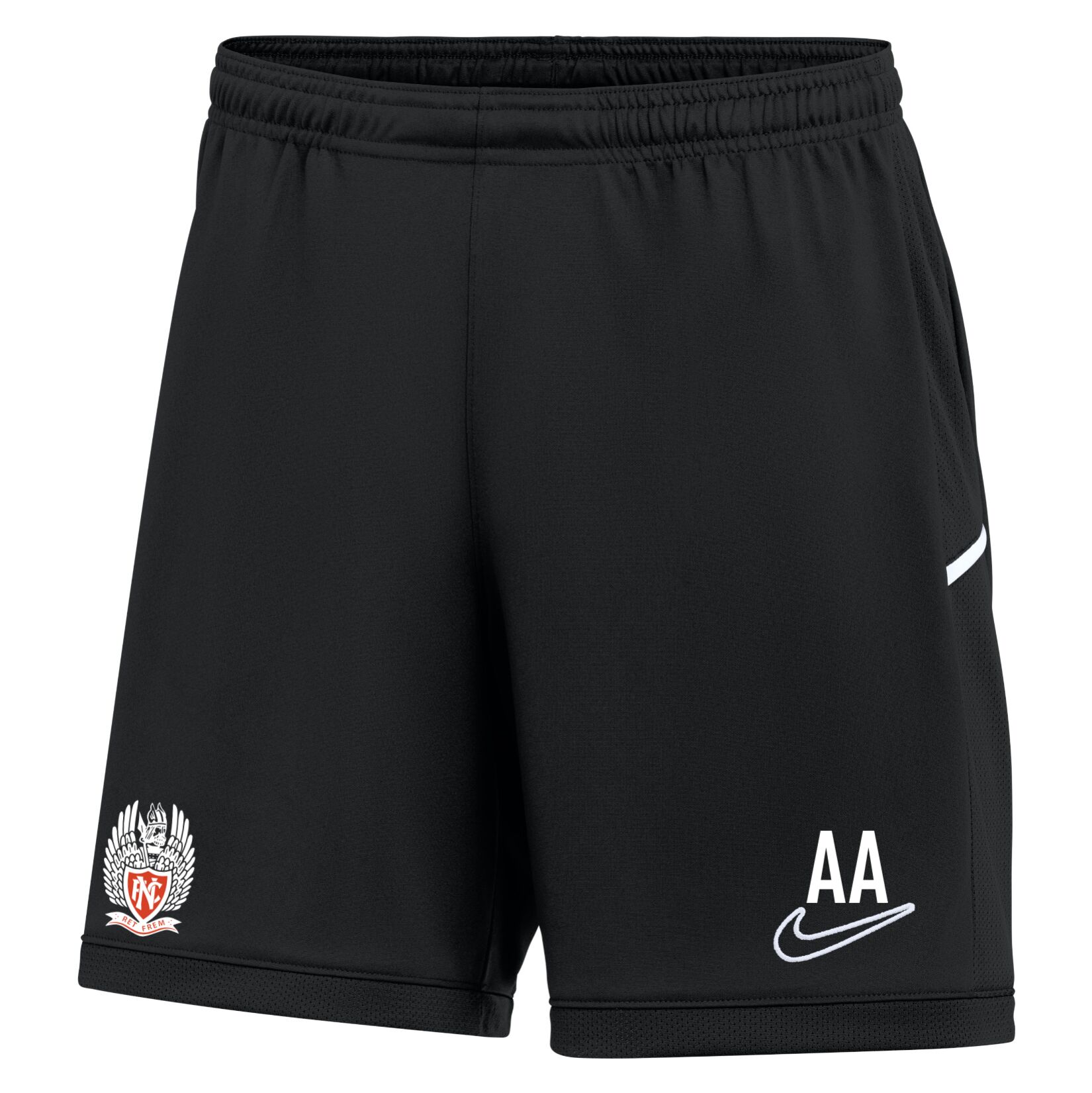 Nike Dri-FIT Academy 25 Shorts (W) - Black/Black/White