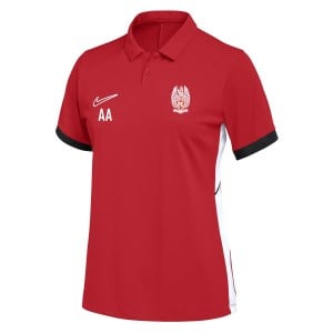 Nike Dri-FIT Academy 25 Polo (W) - University Red/Gym Red/White