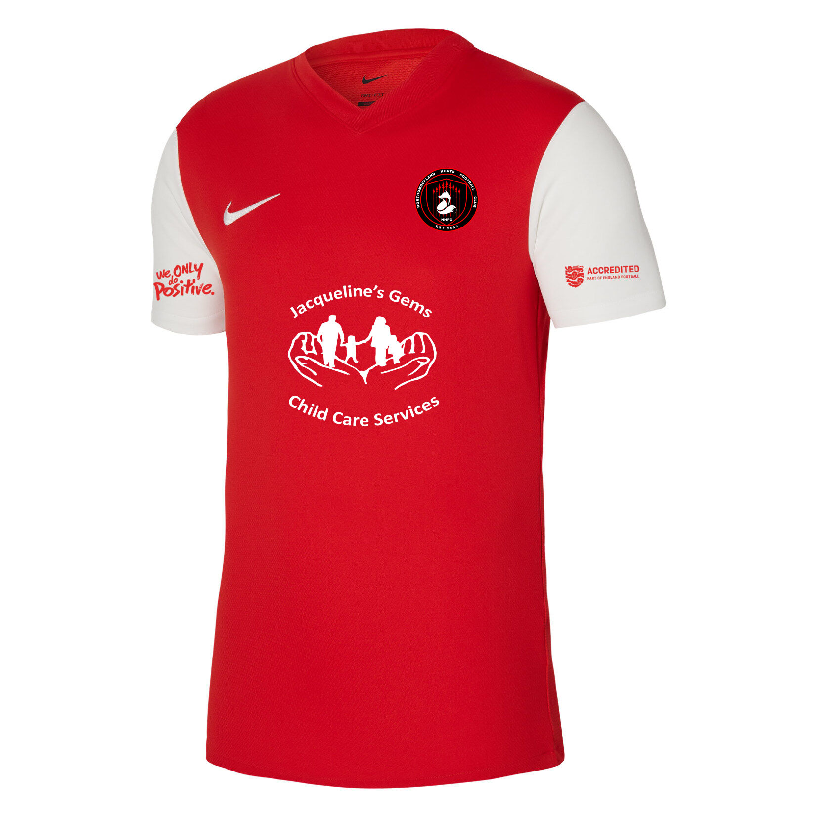 Nike Tiempo Premier 2 Short Sleeve Jersey - University Red/White/White