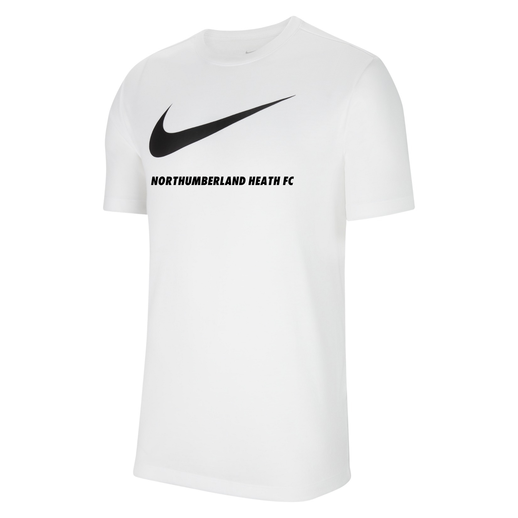 Nike Team Club 20 Swoosh Tee (M) - White/Black