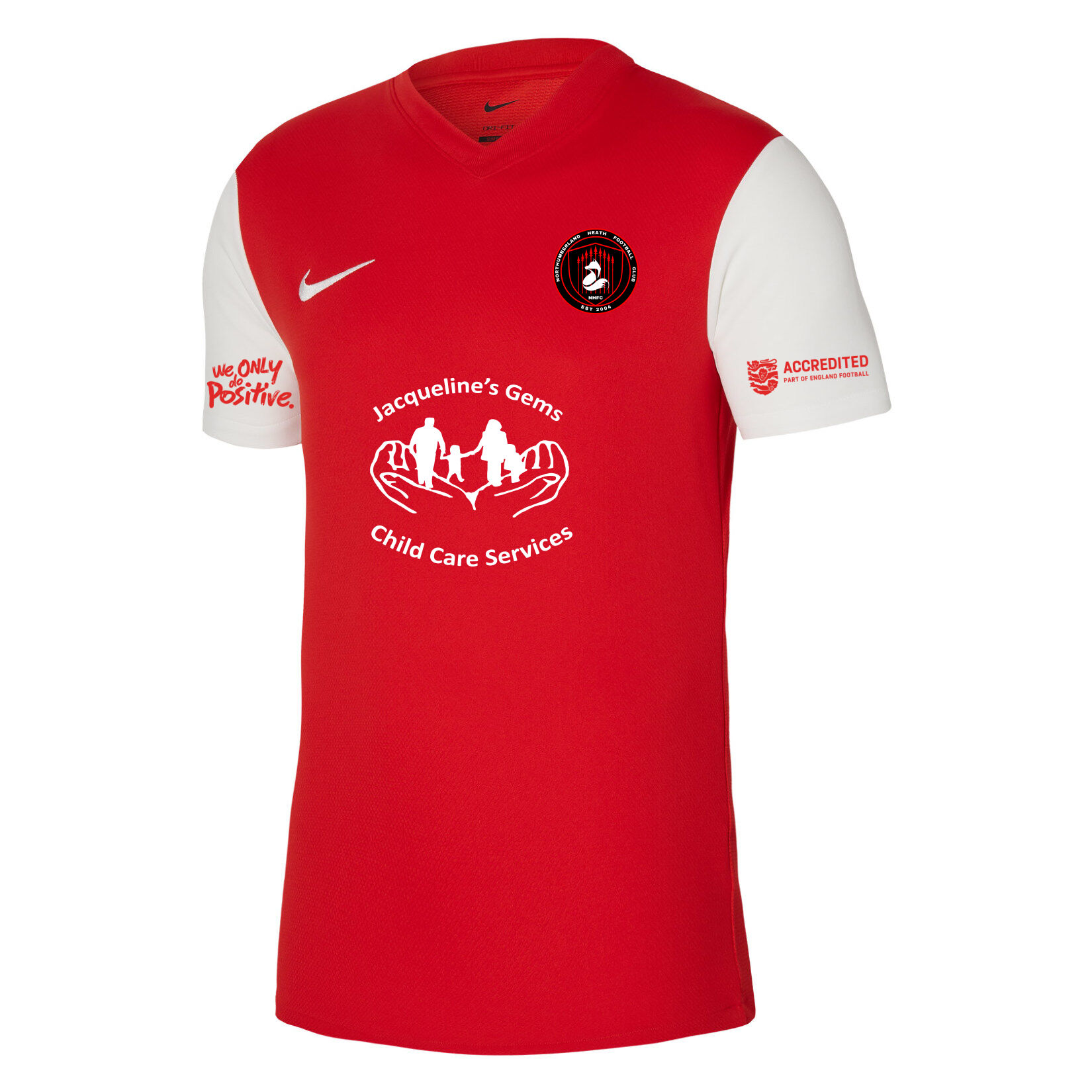 Nike Tiempo Premier 2 Short Sleeve Jersey - University Red/White/White