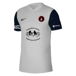 Nike Tiempo Premier 2 Short Sleeve Jersey - Pewter Grey/Black/Black