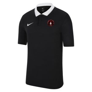 Nike Dri-FIT Park Poly Cotton Polo (M) - Black/White/White