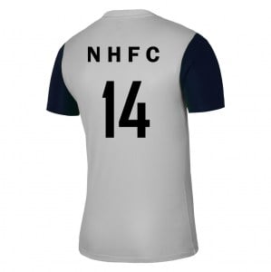 Nike Tiempo Premier 2 Short Sleeve Jersey - Pewter Grey/Black/Black