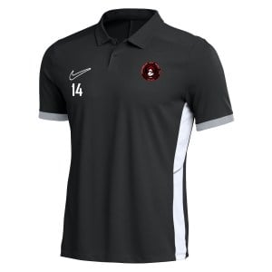 Nike Dri-FIT Academy 25 Polo - Black/White/White
