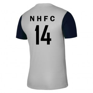 Nike Tiempo Premier 2 Short Sleeve Jersey - Pewter Grey/Black/Black