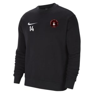 Nike Team Club 20 Fleece Crew Sweatshirt - Black/White/White