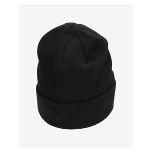 Nike Peak Standard Cuff Metal Swoosh Beanie - Black/Metallic Silver